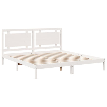 Cama extra longa sem colchão 200x210 cm madeira maciça