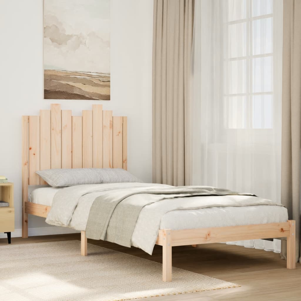 Cama extra longa sem colchão 100x210 cm madeira maciça