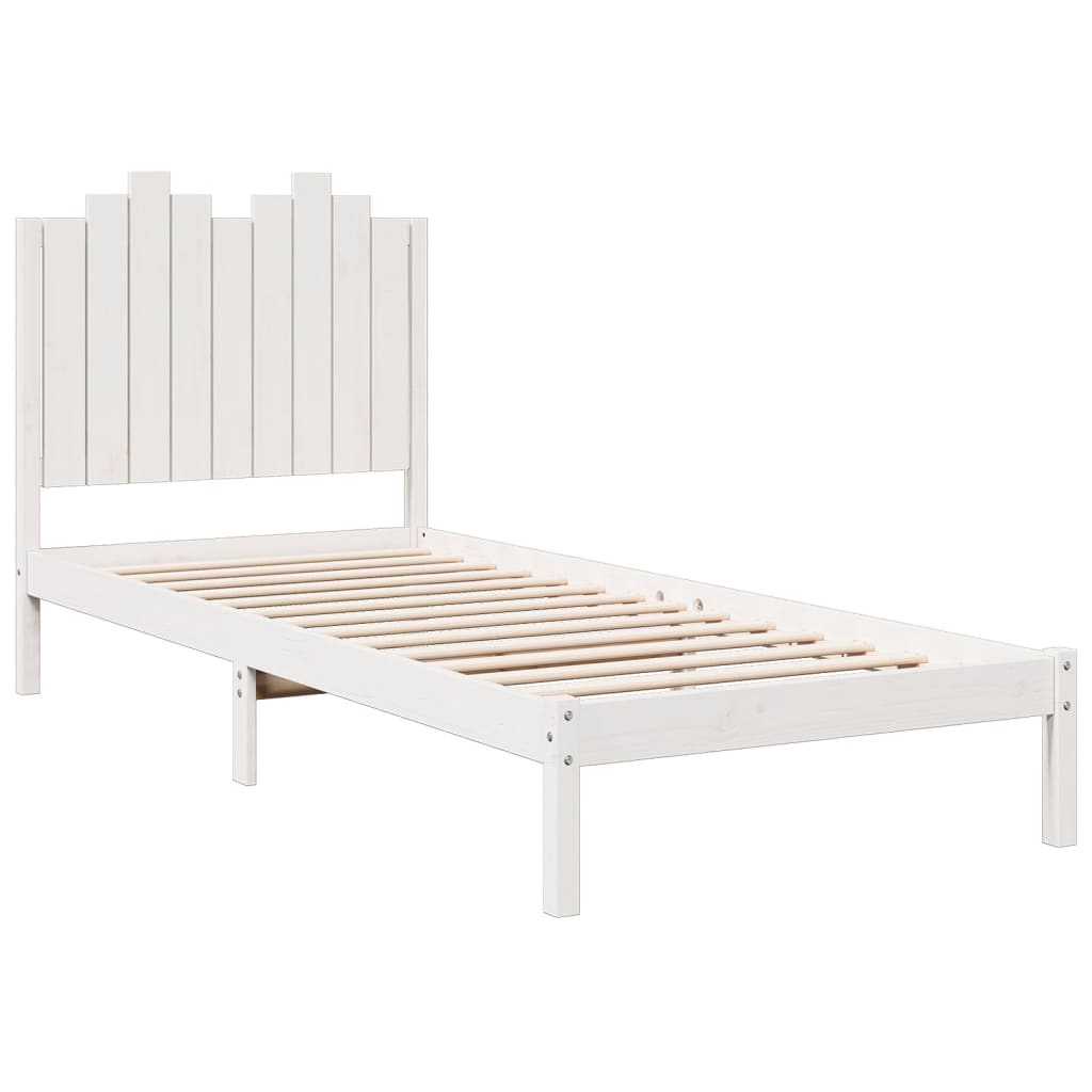 Cama extra longa sem colchão 100x210 cm madeira maciça