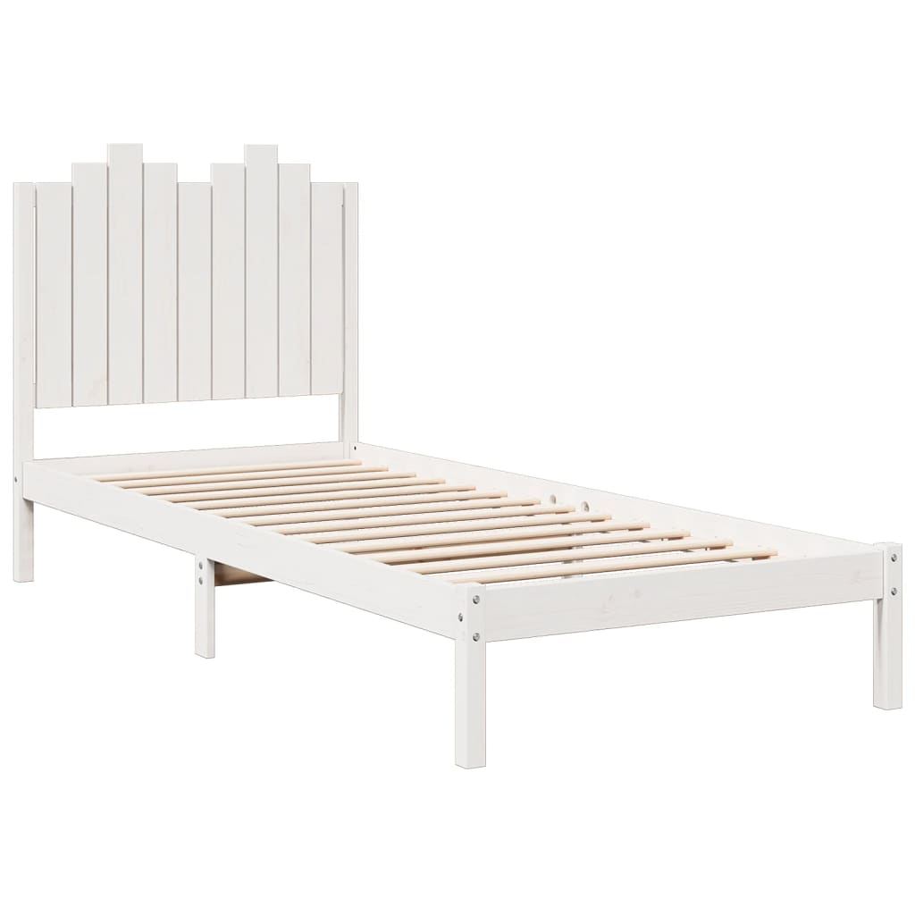 Cama extra longa sem colchão 100x220 cm madeira maciça