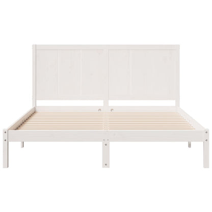 Cama extra longa sem colchão 140x210 cm madeira maciça