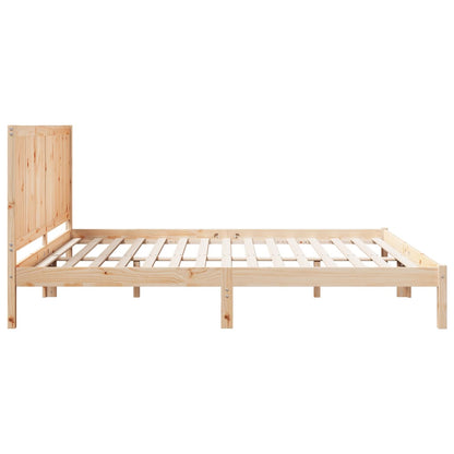 Cama extra longa sem colchão 180x210 cm madeira maciça