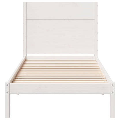 Cama extra longa sem colchão 100x210 cm madeira maciça