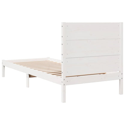 Cama extra longa sem colchão 100x210 cm madeira maciça