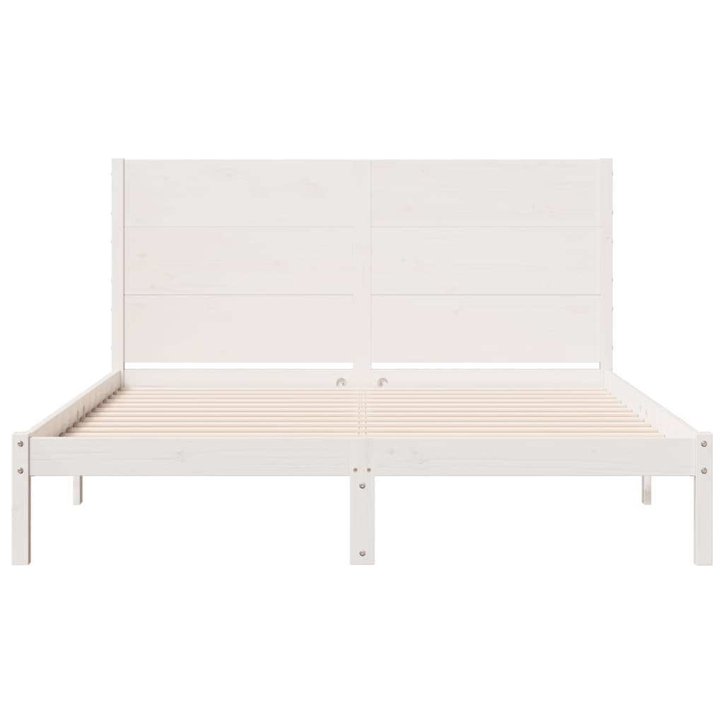 Cama extra longa sem colchão 160x210 cm madeira maciça