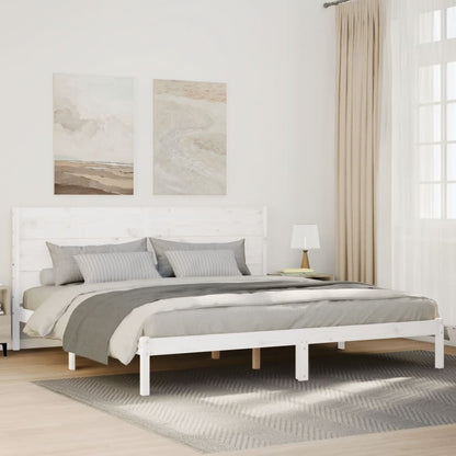 Cama extra longa sem colchão 200x210 cm madeira maciça