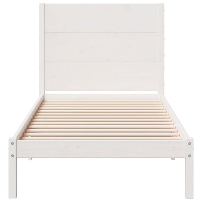 Cama extra longa sem colchão 100x220 cm madeira maciça