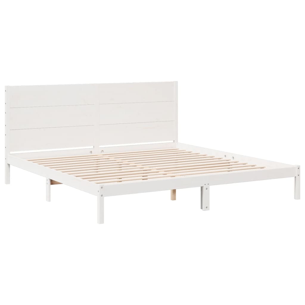 Cama extra longa sem colchão 180x220 cm madeira maciça