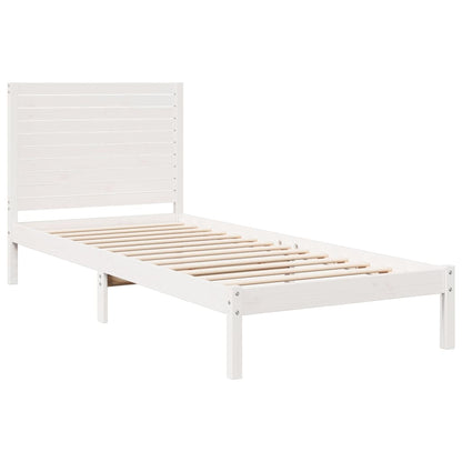 Cama extra longa sem colchão 100x210 cm madeira maciça