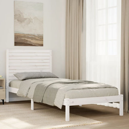 Cama extra longa sem colchão 100x210 cm madeira maciça