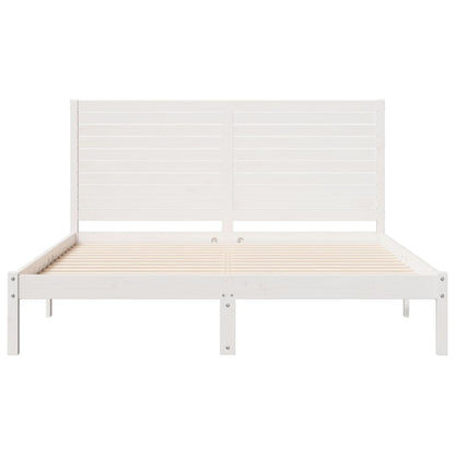 Cama extra longa sem colchão 160x210 cm madeira maciça