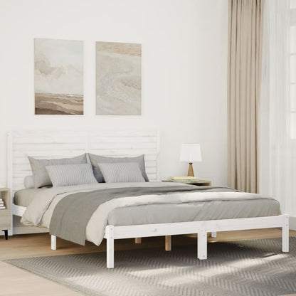 Cama extra longa sem colchão 160x210 cm madeira maciça