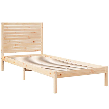 Cama extra longa sem colchão 90x220 cm madeira maciça