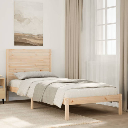 Cama extra longa sem colchão 90x220 cm madeira maciça