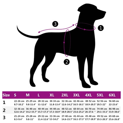 casaco para cães com arnês impermeável reflexivo roxo 6XL