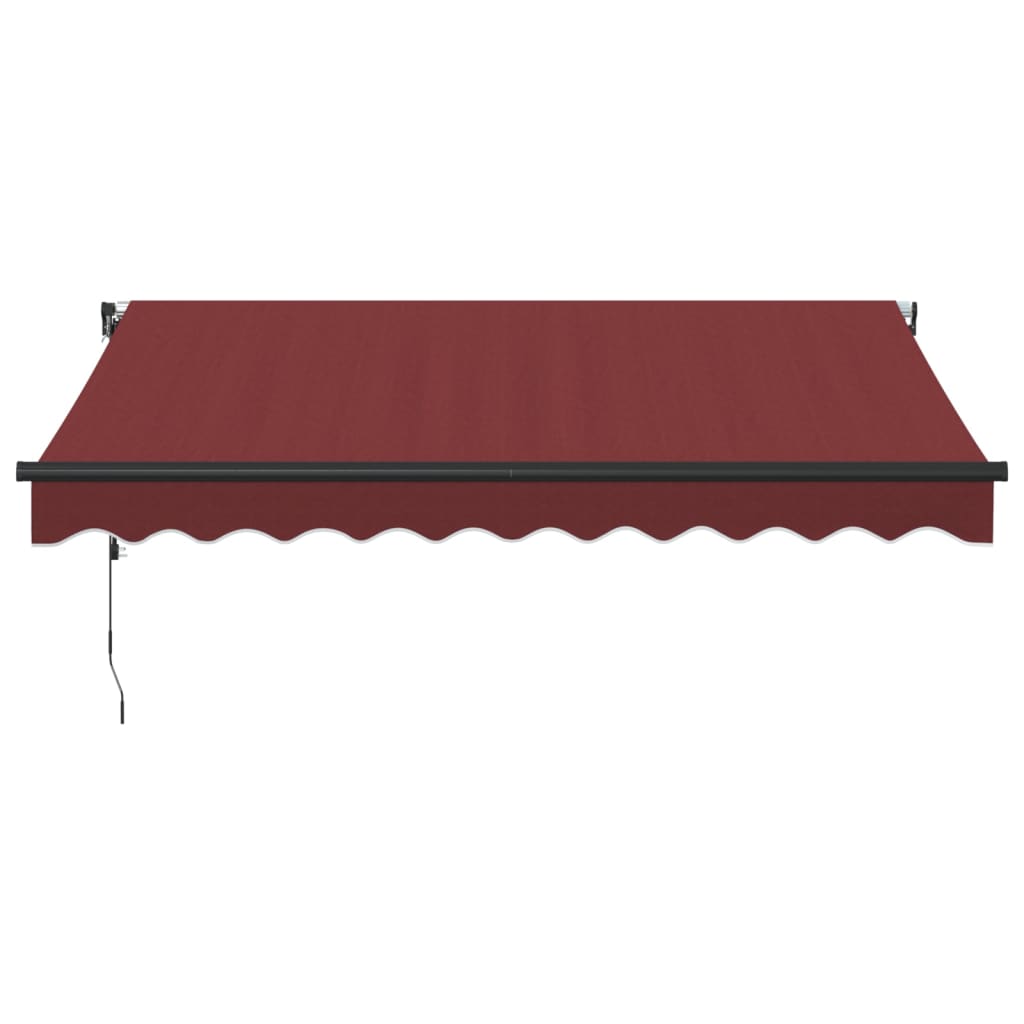 Toldo retrátil automático 300x250 cm bordô