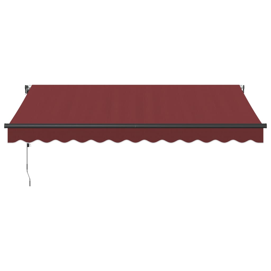 Toldo retrátil automático 350x250 cm bordô