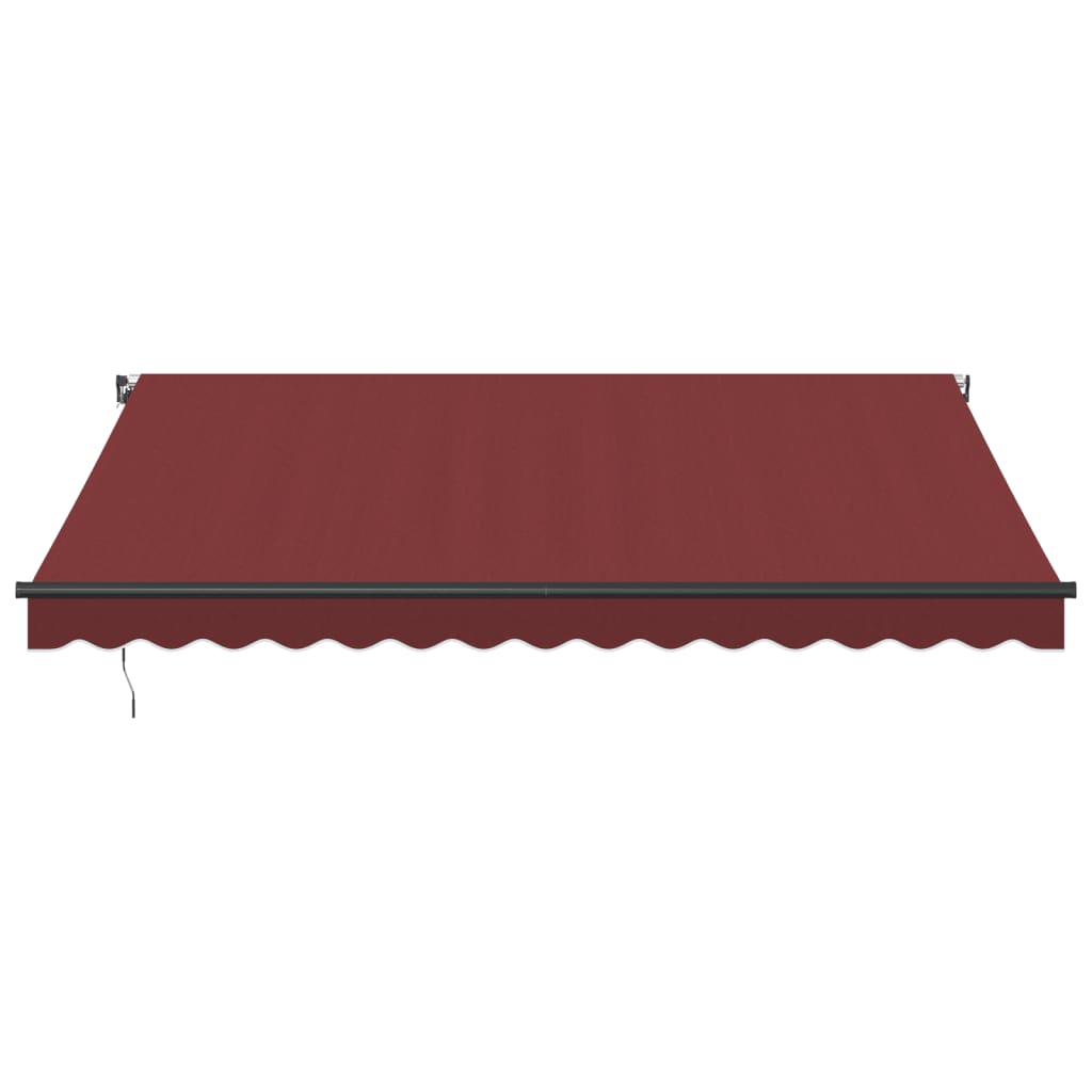 Toldo retrátil manual 400x300 cm bordô