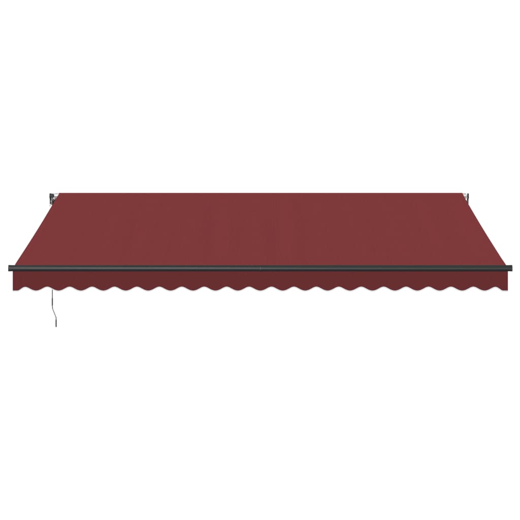 Toldo retrátil automático 500x300 cm bordô