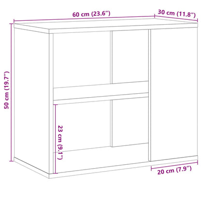 Móvel lateral 60x30x50 cm derivados de madeira madeira velha