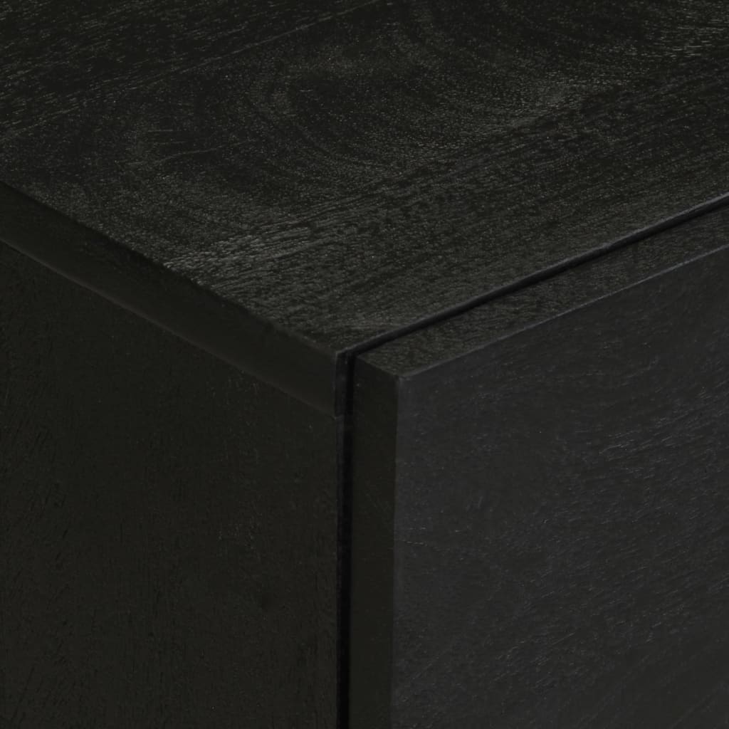 Mesa de cabeceira 50x33x62 cm derivados de madeira preto