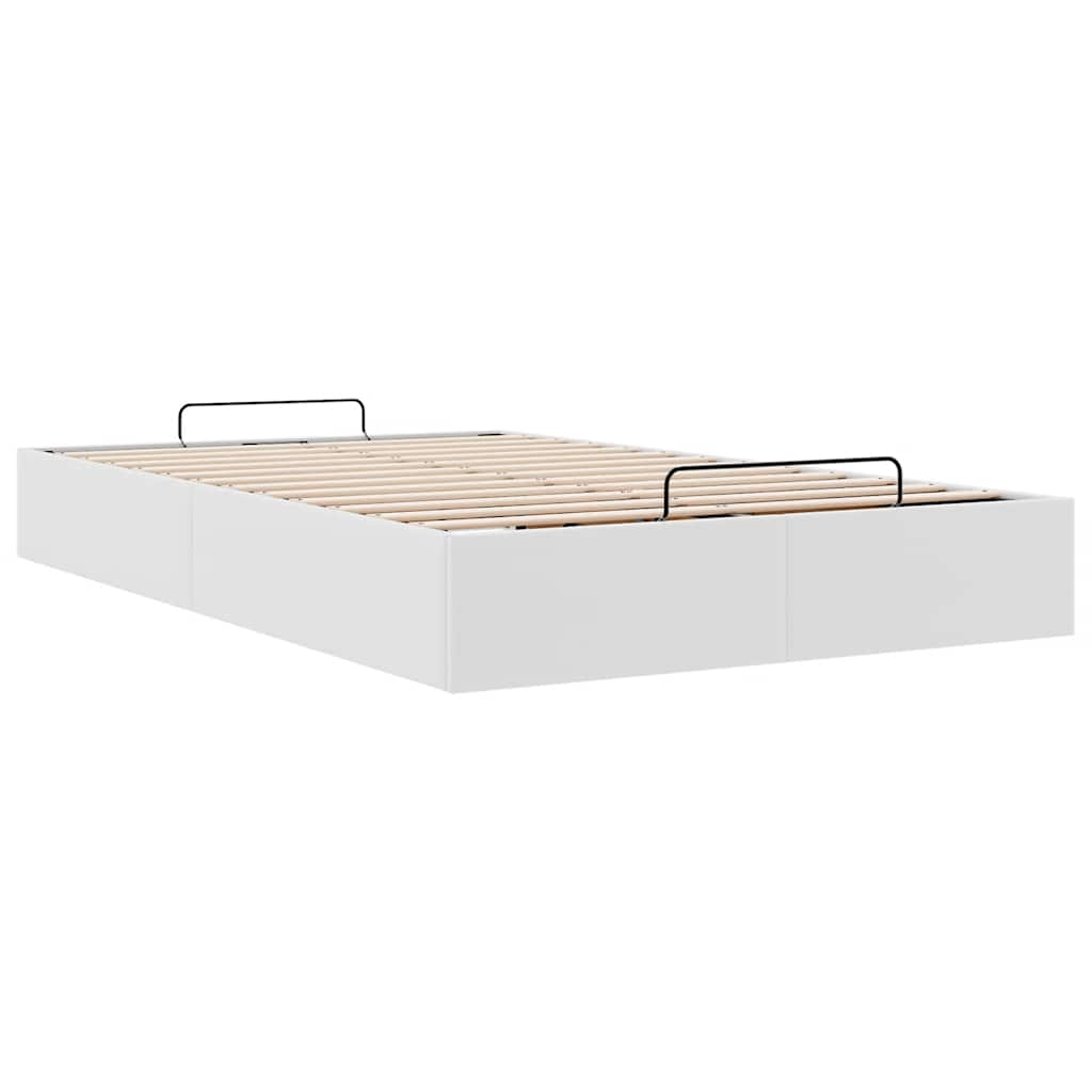 Estrutura de cama otomana sem colchão 120x190 cm branco