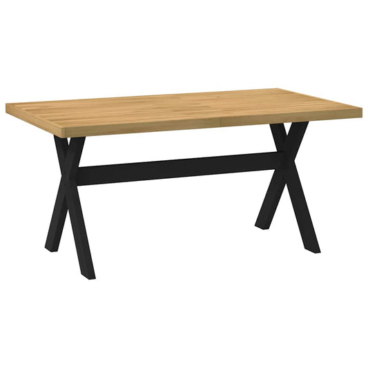 Mesa de jantar NOAIN Pernas em forma X 160x90x75cm pinho maciço