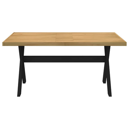 Mesa de jantar NOAIN Pernas em forma X 160x90x75cm pinho maciço