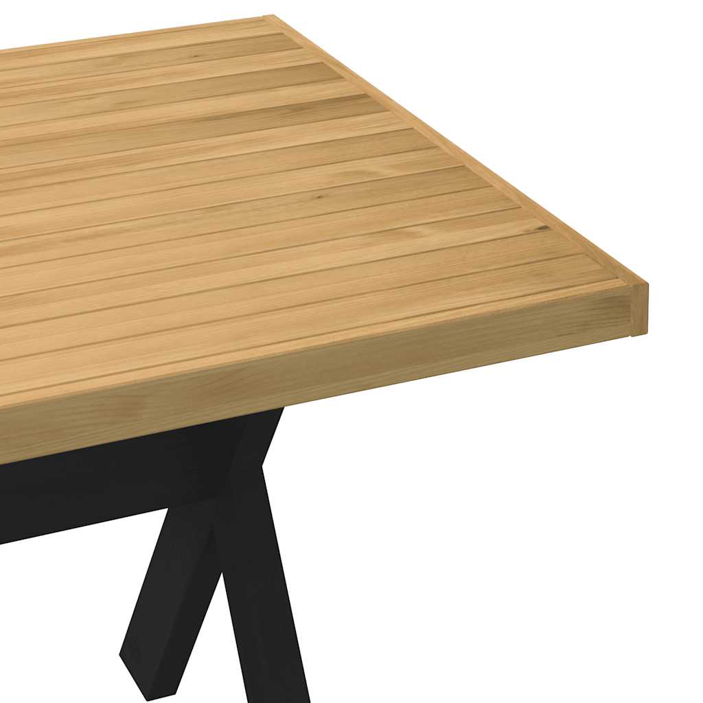 Mesa de jantar NOAIN Pernas em forma X 180x90x75cm pinho maciço