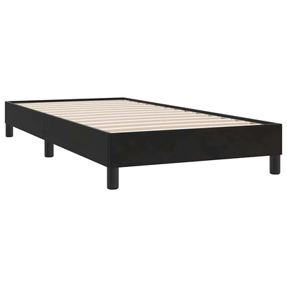 Cama box spring com colchão 90x210 cm veludo preto