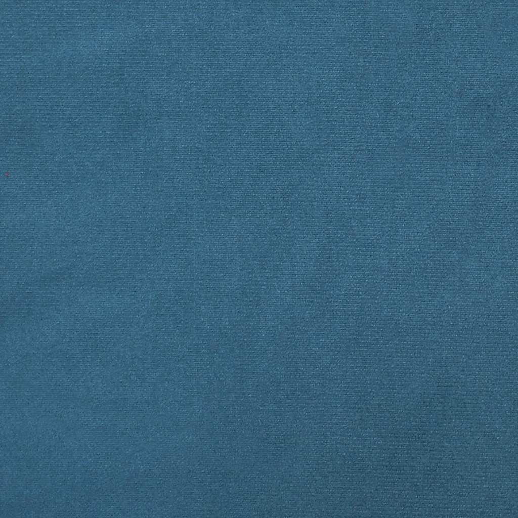 Cama com molas/colchão 80x220 cm veludo azul-escuro