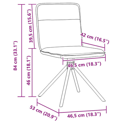 Cadeiras de jantar 4 pcs tecido vermelho tinto