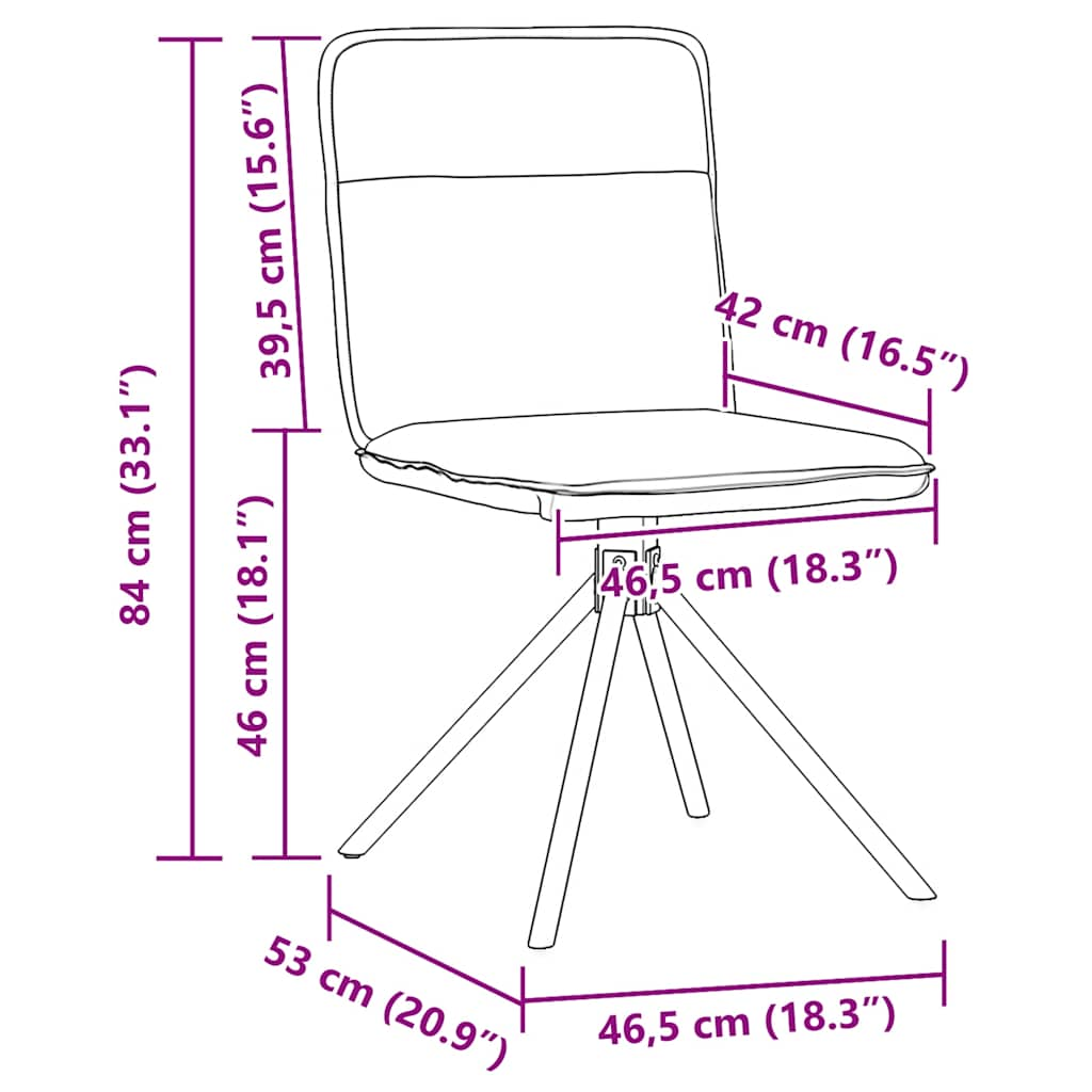 Cadeiras de jantar 4 pcs tecido cinza nuvem