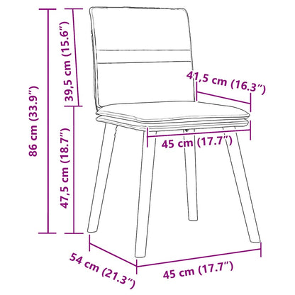 Cadeiras de jantar 4 pcs tecido cinzento-escuro