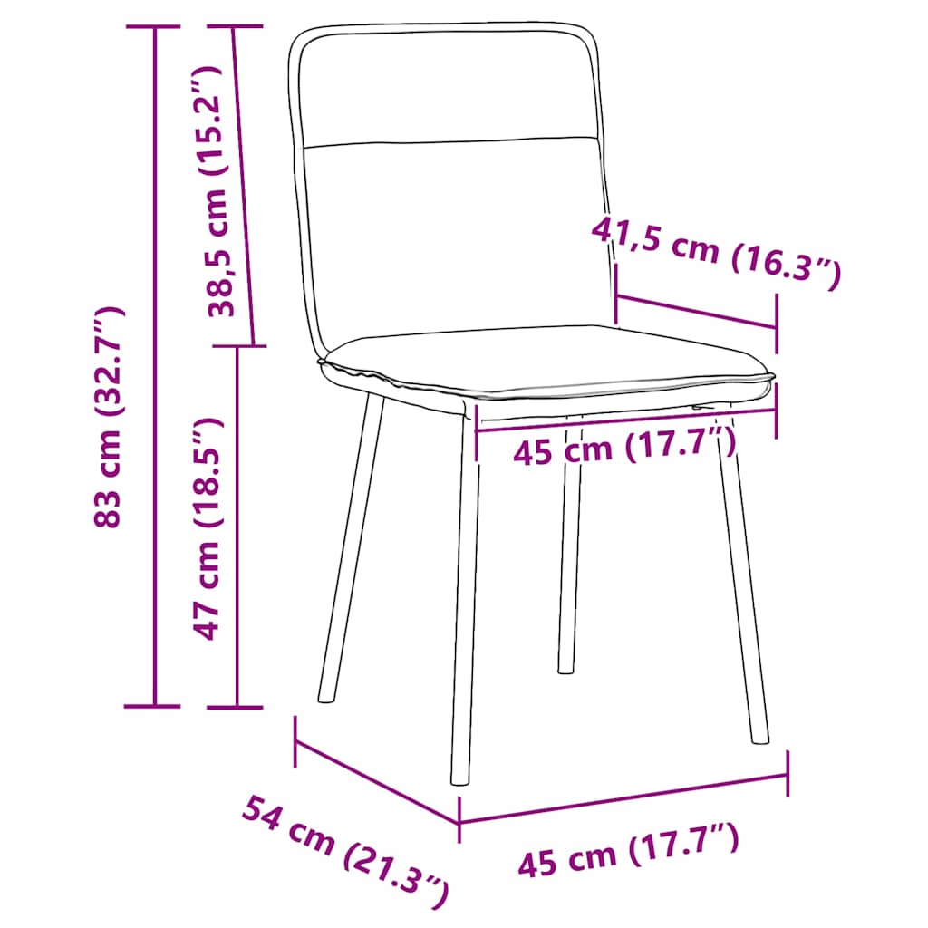 Cadeiras de jantar 6 pcs veludo cinzento-claro