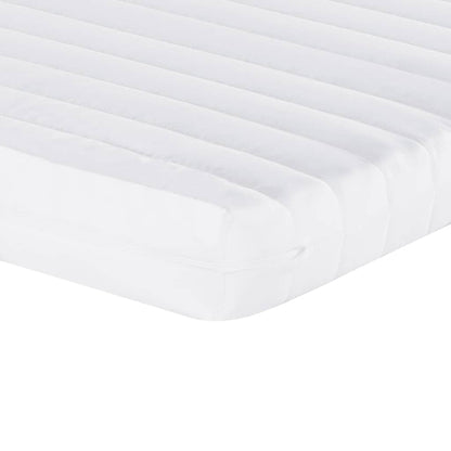 Sofá-cama c/ gavetão e colchões 90x190 cm pinho maciço branco