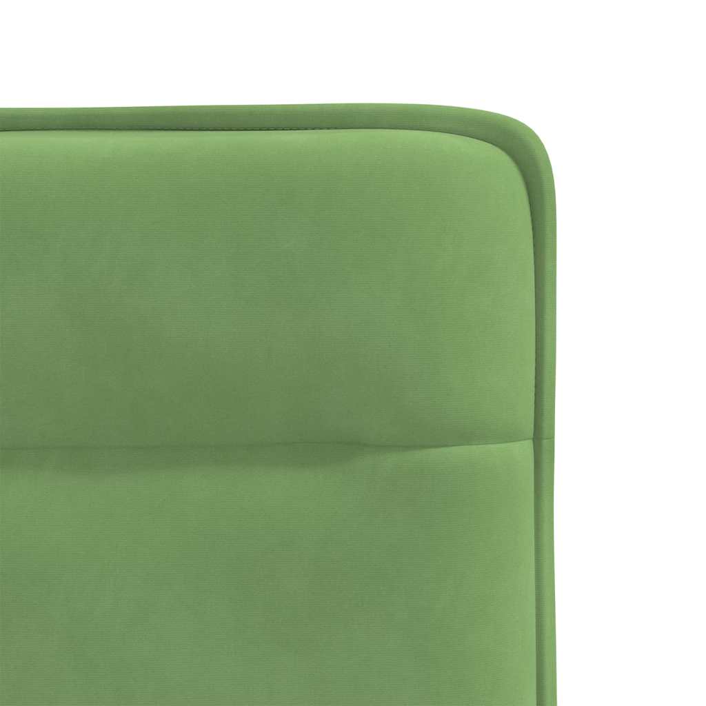 Cadeiras de jantar 2 pcs veludo verde-claro