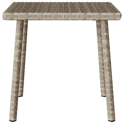 Mesa de centro de jardim retangular 40x40x37cm vime PE