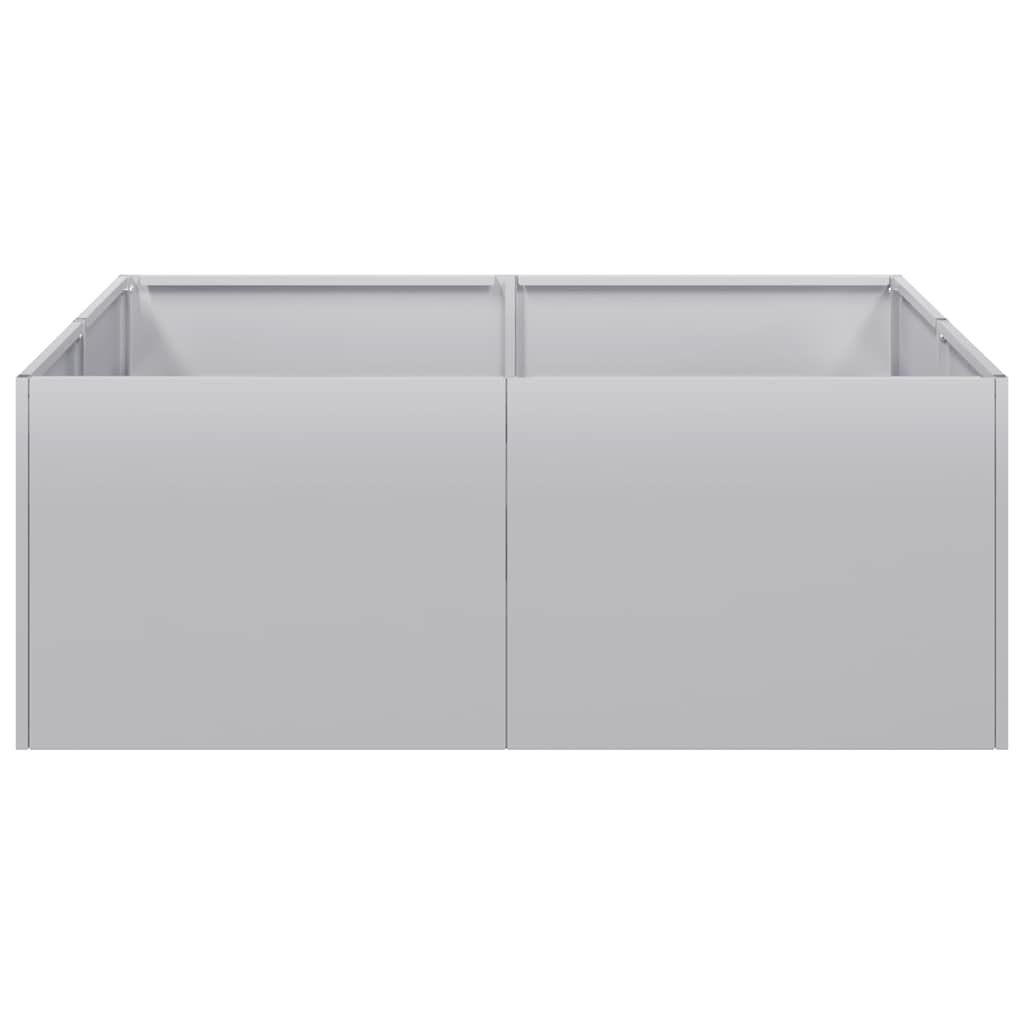 Vaso/floreira 80x80x30 cm aço galvanizado