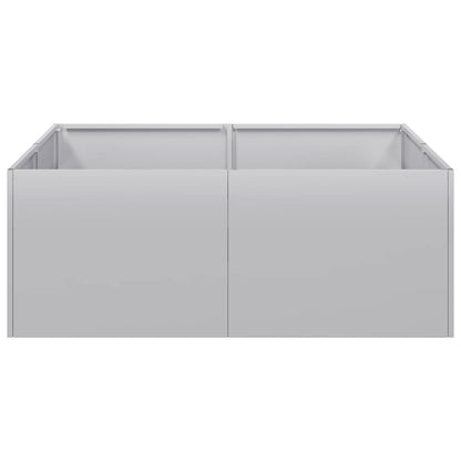 Vaso/floreira 80x80x30 cm aço galvanizado