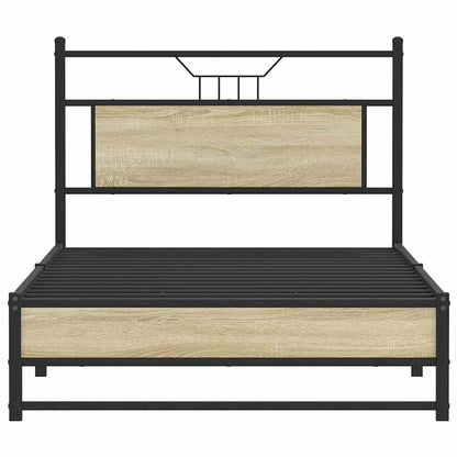 Estrutura cama s/ colchão derivados de madeira carvalho sonoma