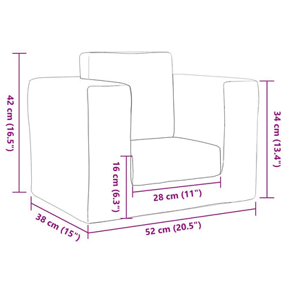 Sofá-cama infantil pelúcia macia cor creme