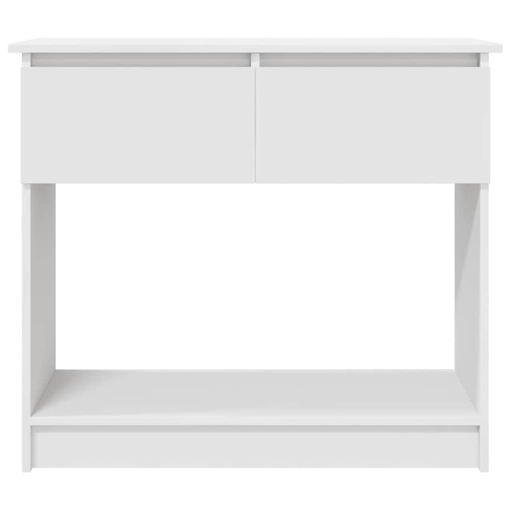 Mesa consola com gavetas 85,5x38,5x74,5 cm branco