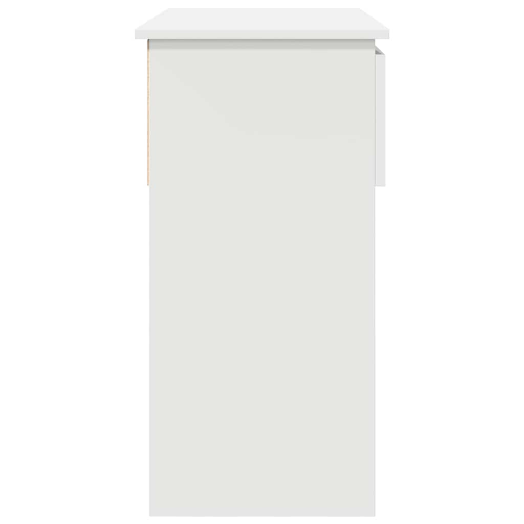 Mesa consola com gavetas 85,5x38,5x74,5 cm branco