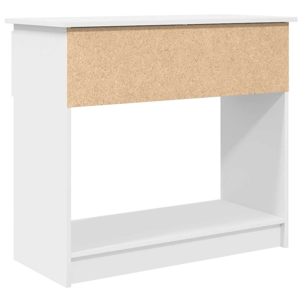 Mesa consola com gavetas 85,5x38,5x74,5 cm branco