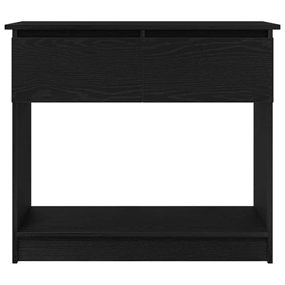 Mesa consola com gavetas 85,5x38,5x74,5 cm preto