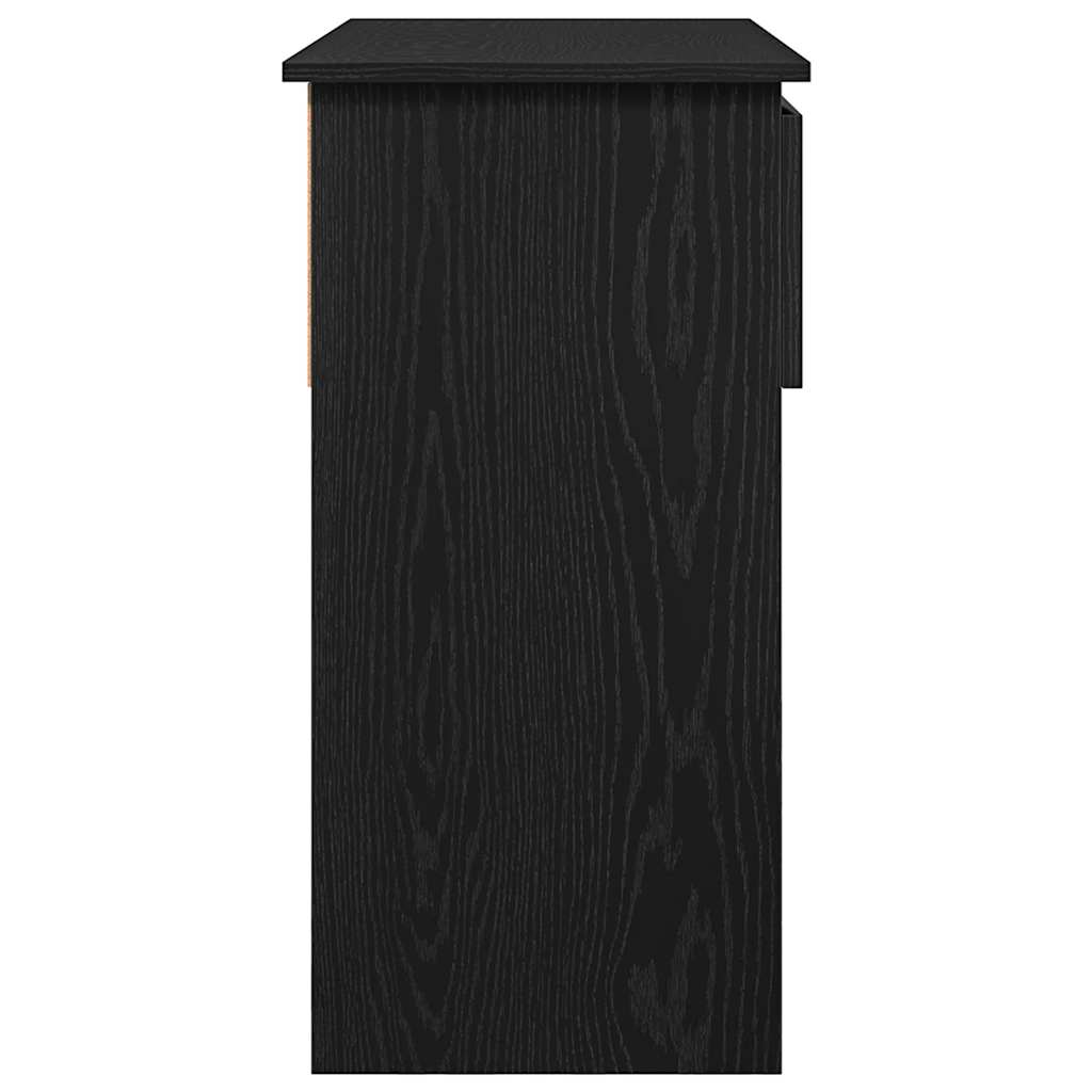 Mesa consola com gavetas 85,5x38,5x74,5 cm preto