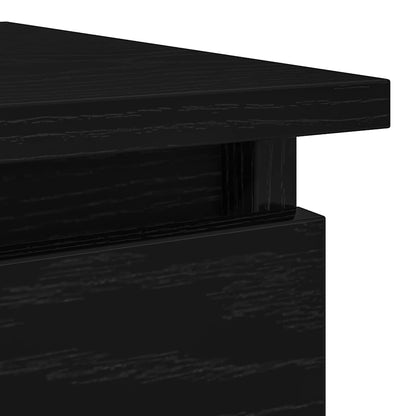 Mesa consola com gavetas 85,5x38,5x74,5 cm preto