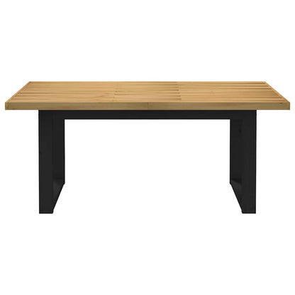 Mesa de jantar NOAIN pernas forma U 180x90x75 cm pinho maciço