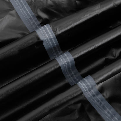 Capas móveis de jardim 2pcs 300x140x90cm impermeável 420D preto